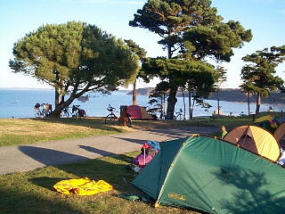 The campsite at Binic