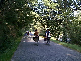 La For�t  de Pont Calleck, a lovely riverside run