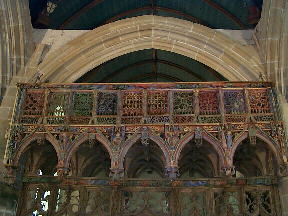 Inside the Church of Saint Fiacre