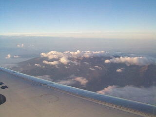 Mount Olympus from the Alitalia jet, Thessaloniki to Milan, en route to Paris