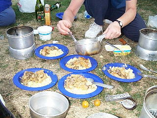 Chicken supreme and rice
